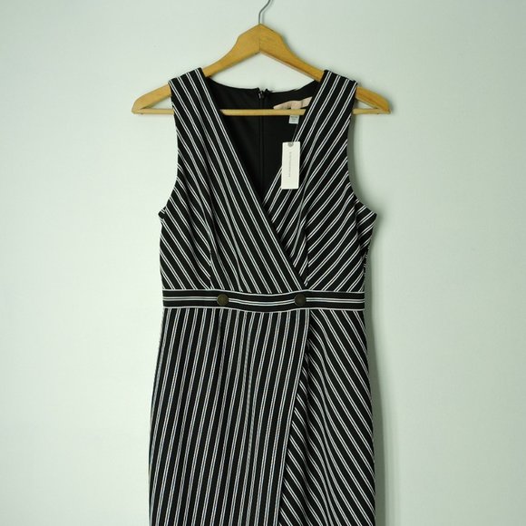 Anthropologie Hutch Asymmetrical striped Dress new - Picture 5 of 10
